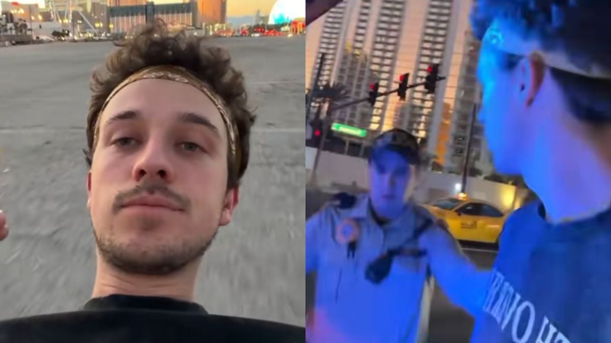 Skating Streamer Unknowingly Trespasses Into Empty Las Vegas Parking Lot, Then Gets Swarmed by Police: ‘I Was About To Start Crying’