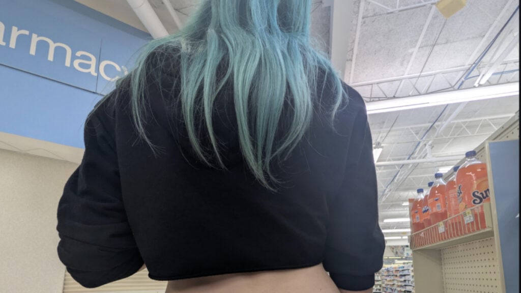 Iowa Woman with Tramp Stamp