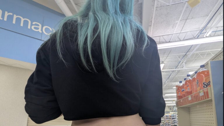 Iowa Woman with Tramp Stamp