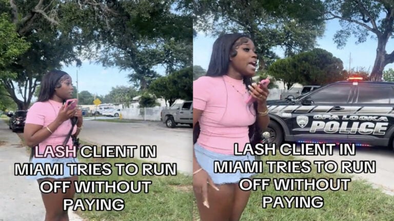 Florida Lash Client Refuses to Pay Fees That Were Added After Her Service
