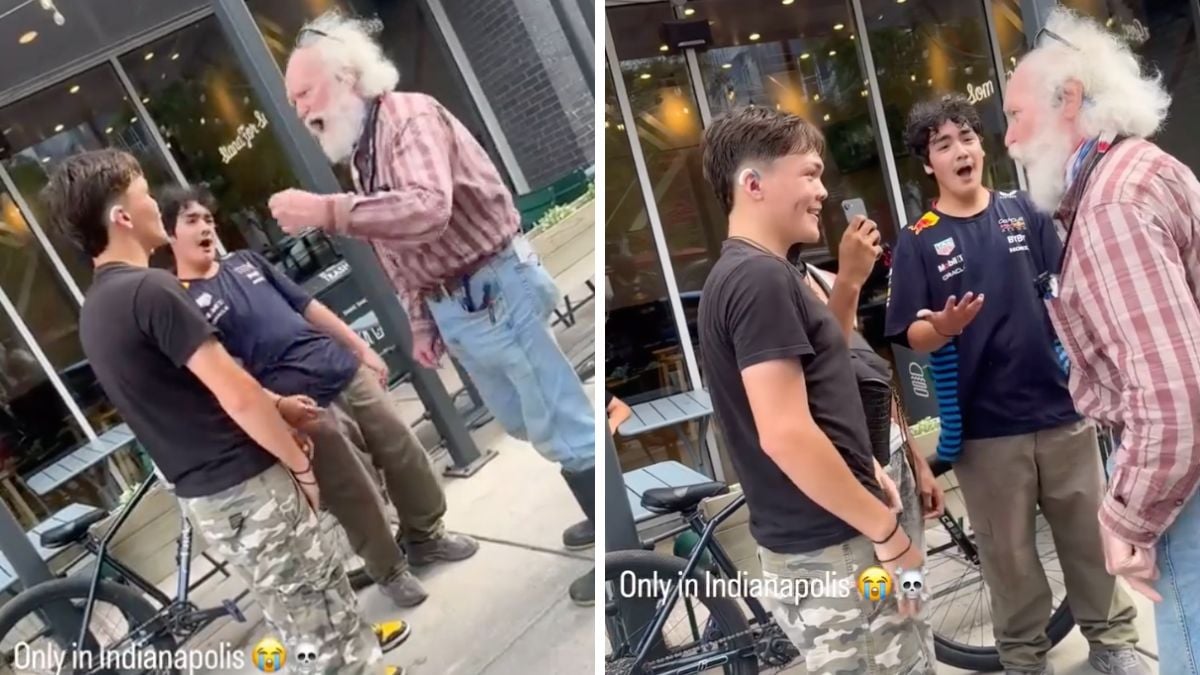 Elderly Indiana Man Goes Off After Teens Nearly Hit Him on Their Bikes: ‘I’m on Santa Grandpa’s Side’