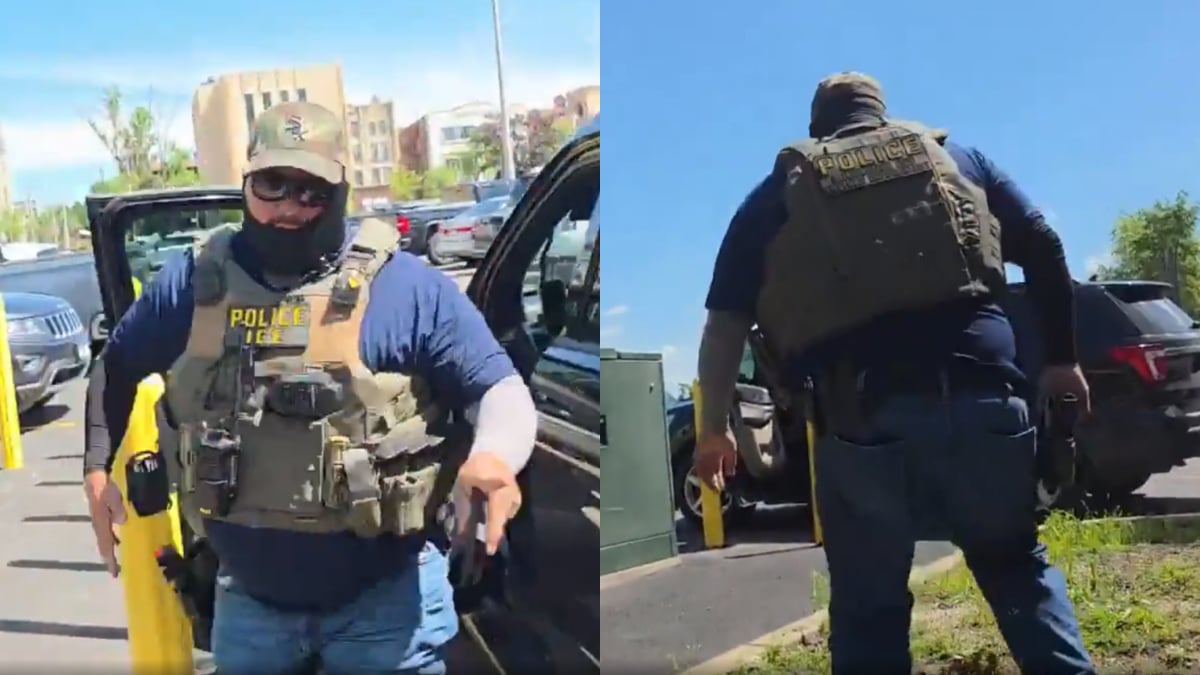 ‘They’ve Been Gaining Immunity from Trump’: ICE Agent’s Shocking Reaction Goes Viral After Teen Tries to Film His SUV in Illinois