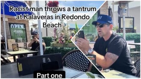 California restaurant confrontation