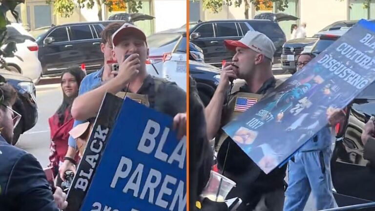 'Jake Lang is obsessed with Black Americans' Far-Right Activist Filmed Hosting Racist Protest at BET Awards in California