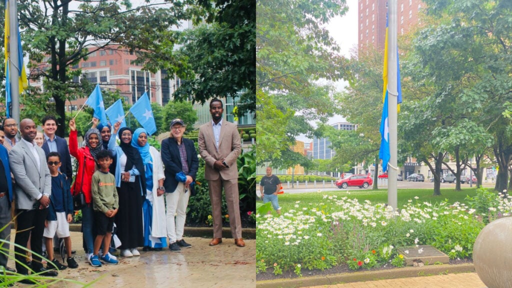 ‘Call in the National Guard’: Outrage as New York City Hall Cancels July 4th Fireworks & Raises Somalia Flag NEw York somalia flag raising in 4th of july