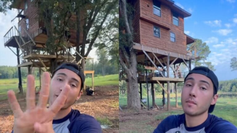 Georgia Man Spends 4 Years Building Dream Treehouse, Says Government Won’t Let Him Live in It: ‘Make It Make Sense’ Georgia Man Spends 4 Years Building Dream Treehouse, Says Government Won’t Let Him Live in It
