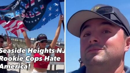 MAGA Woman Faces Criticism After Heated Standoff With New Jersey Police Over Trump Flag Photos: ‘This Lady Is Insufferable’