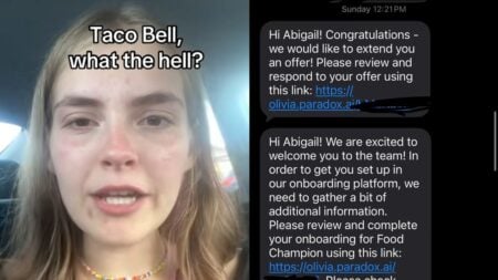 Florida Woman Shows Up for First Day at Taco Bell Only to Learn AI Never Actually Hired Her: ‘What the Hell?’ Florida Woman Says Taco Bell AI Bot Hired Her, Restaurant Says She Never Was