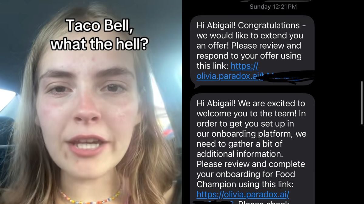 Florida Woman Shows Up for First Day at Taco Bell Only to Learn AI Never Actually Hired Her: ‘What the Hell?’
