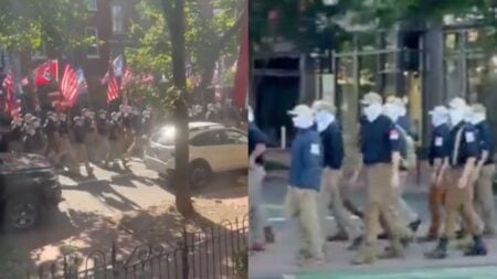 Masked Group Marched Carrying Confederate Flags Through Washington DC: ‘Nothing Screams Pride Like Covering Your Face’