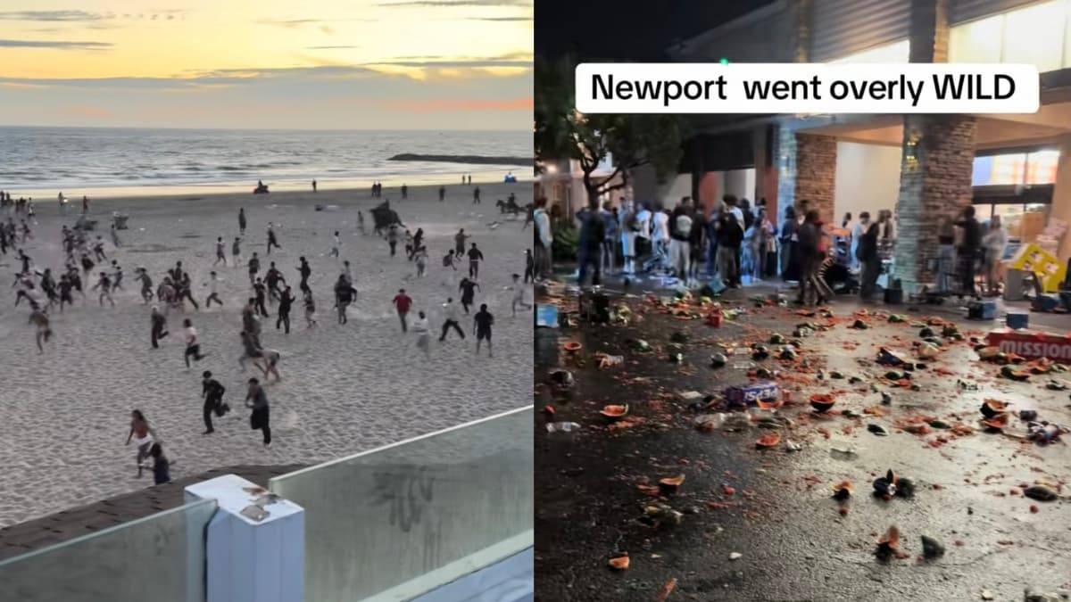 Fourth of July Chaos As Police on Horses Chase California Crowd During Fireworks and Celebrations: ‘What in the Wild West Is Going On?’