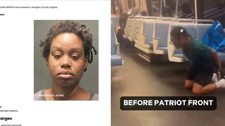 Black Washington DC Woman Famous for Patriot Front Train Picture Exposed for Alleged Indecent Exposure Charge: ‘No Way’ Alleged picture of Washington DC woman.