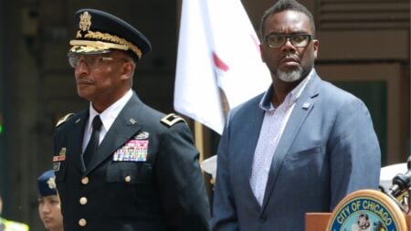 ‘Sit Down, Sir’: Chicago Mayor Brandon Johnson Faces Angry Backlash Over $100B Challenge to Trump Chicago Mayor Brandon Johnson posted a video on X challenging President Trump to redirect $100 billion from military spending to U.S. cities for healthcare, education, and housing. The message quickly sparked heated online reactions.