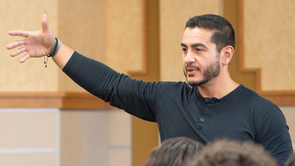 Michigan Skeptical of Abdul El-Sayed’s Chances of Becoming Senator: ‘Signs Don’t Vote, We Heard the Same Thing in 2016’ Candidate Abdul El-Sayed during a presentation.