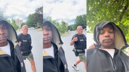 Pennsylvania Officer Detains Black Teen, Says His Hoodie Looked ‘Suspicious’: ‘It’s A Warm Day To Be Wearing That Jacket’ Pennsylvania police officer questions and detains a Black teenager wearing a hooded jacket during a filmed encounter in Williamsport.