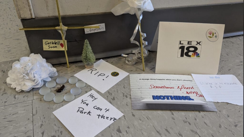 Kentucky Coworkers Create Shrine for Dead Cockroach: ‘I Live for This Kind of Stupidity’ Shrine for Dead Cockroach