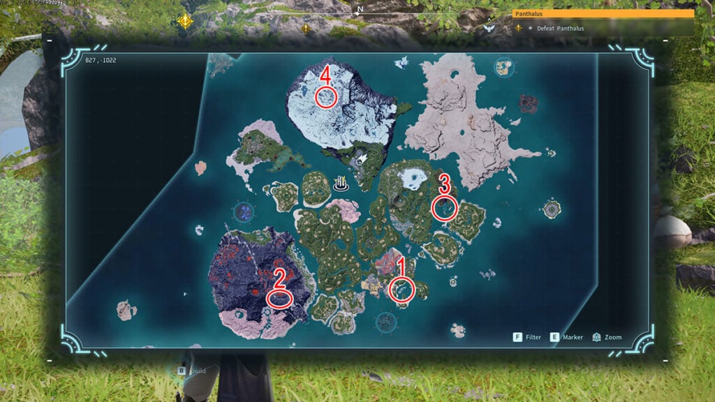 Palworld 1.0 All Echobone Locations