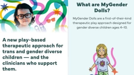 A picture of the University of Minnesota doll project.