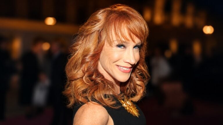 California Comedian Kathy Griffin Admits Her 22-Year-Old Boyfriend Was Fake All Along and Reveals What Her Trap Actually Caught: ‘What If I Were?’ Kathy Griffin smiling at a red carpet event