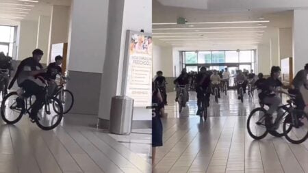 A picture in California mall.