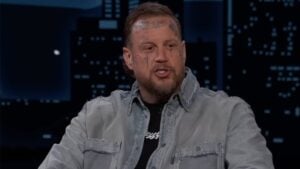 Tennessee Superstar Jelly Roll Breaks Down Confessing The Secret Spiral Nobody Saw Since Filing For Divorce From Bunnie XO: ‘The Addict In Me Came Out’ Jelly Roll speaking during an interview on Jimmy Kimmel Live