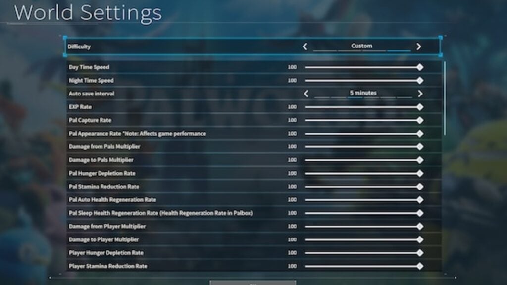 Expanded World Options