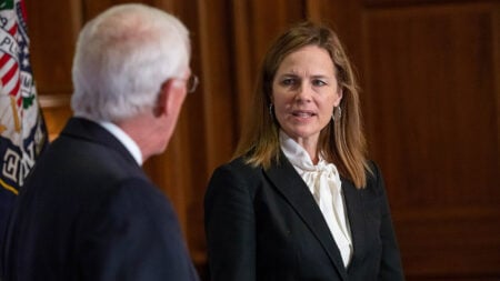 ‘If She Can’t Handle It, She Should Quit’: Justice Amy Coney Barrett Faces Resignation Calls After Washington Testimony on Family Threats Barrett Details Virginia Threats, Base Demands Resignation
