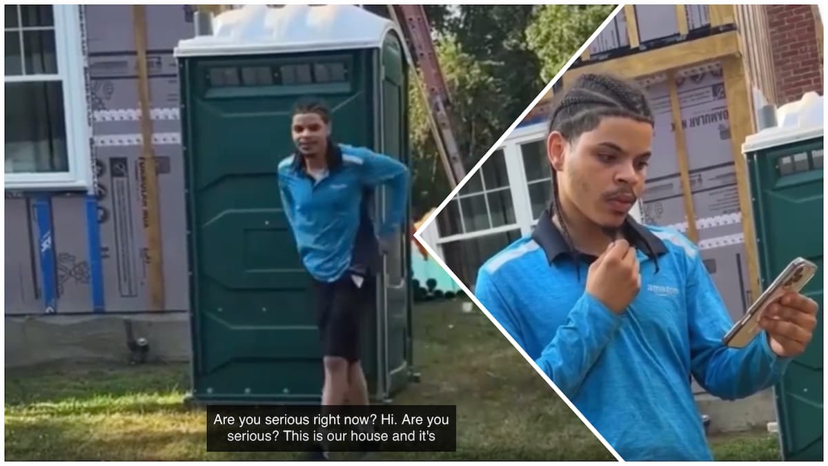 Homeowner Confronts Amazon Driver for Using Porta Potty on Her Property: ‘I See a Porta Potty and I’m Using It’