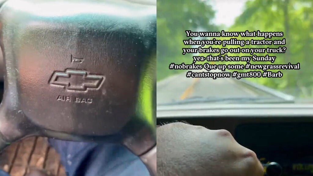 Kentucky Man Laughs As Truck Brakes Suddenly Fail: ‘I Want to Be This Level of Unbothered’ Kentucky Man Laughs As Truck Brakes Suddenly Fail: ‘I Want to Be This Level of Unbothered’