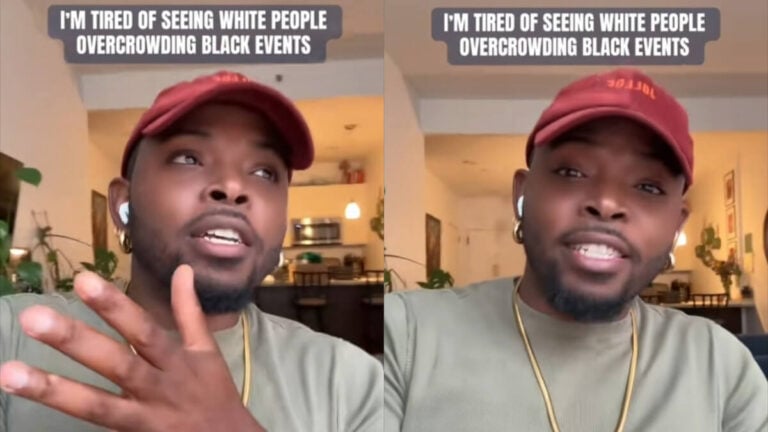 Man Rants About White People At Black Events