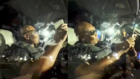 New Jersey ICE Agent Starts Dancing In Front Of Protesters While Transporting 7 Detainees: ‘This Is Not Legal’ A picture of New Jersey ICE agent.