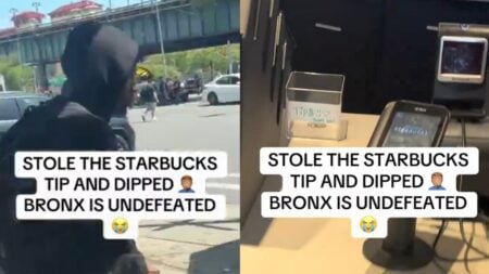 New York Man Empties Starbucks Tip Jar in Front of Customers and Employees: ‘Good Thing Someone Was Recording’ A picture of New York man.