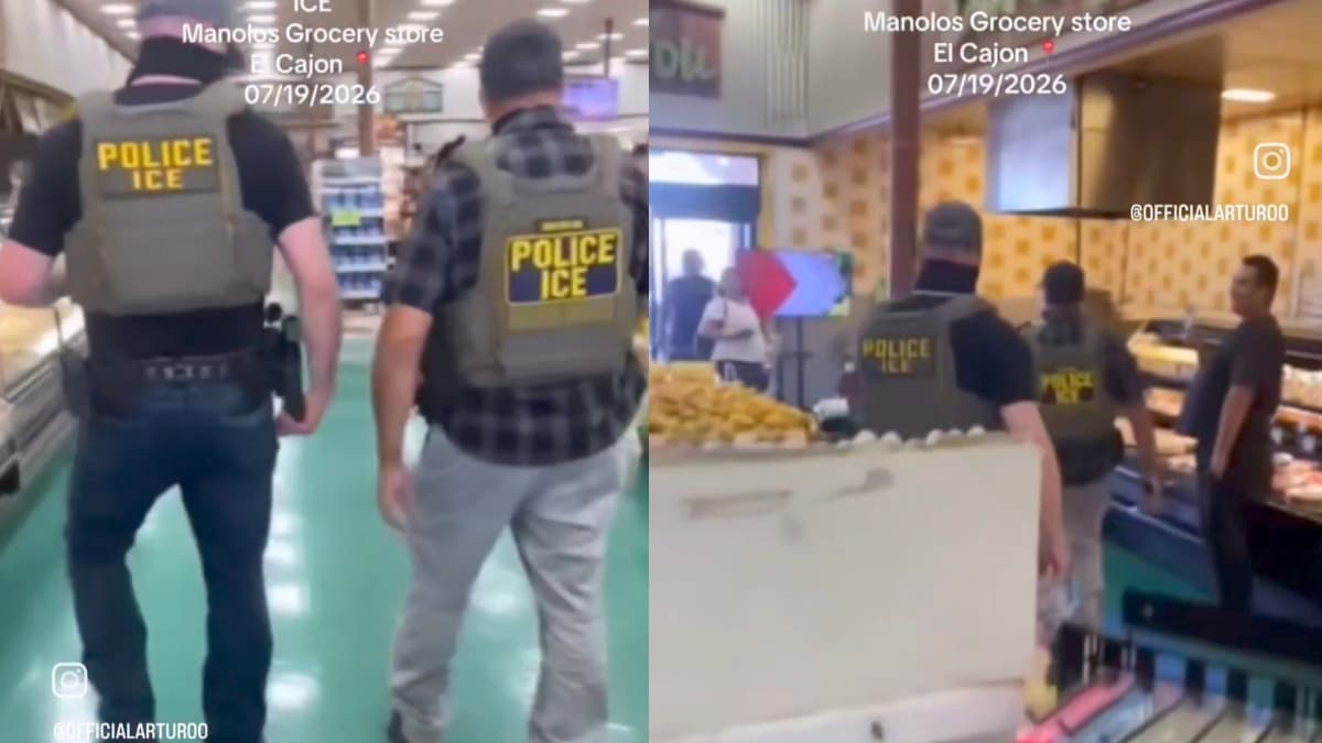 Embarrassing Moment for California ICE Agents After Getting Chased Out of Grocery Store by Yelling Woman with Whistle: ‘They Should Have Arrested Her for Impeding’