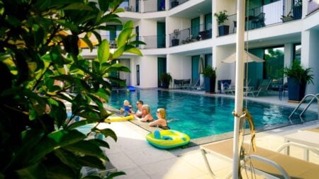 Connecticut Man Harasses Black Father at Pool in Front of His Kids: ‘Trump Opened the Floodgates of Hate’ Enjoy a sunny day by the hotel pool in Antalya, Türkiye.