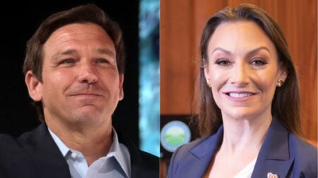 ‘Florida is Turning Into a Sad Joke’: Democrats Criticize DeSantis’ Property Tax Plans Ron DeSantis (left), Nikki Fried (right).