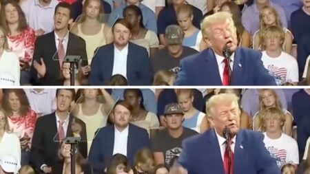 Georgia Man Mocks Trump at MAGA Rally: ‘That Dude’s About to Be Disappeared’ Georgia-Man-Mimics-Trump