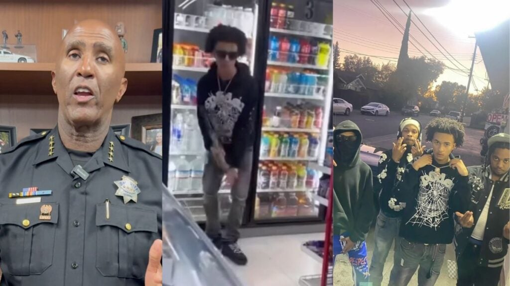 California Sheriff’s Office Sparks Debate After Teen Murder Convict Is Released, Then Keeps Getting Arrested: ‘Enough Is Enough’ Sacramento County Sheriff Jim Cooper speaking next to a photo of Gary Grover during comments on California's juvenile justice system.
