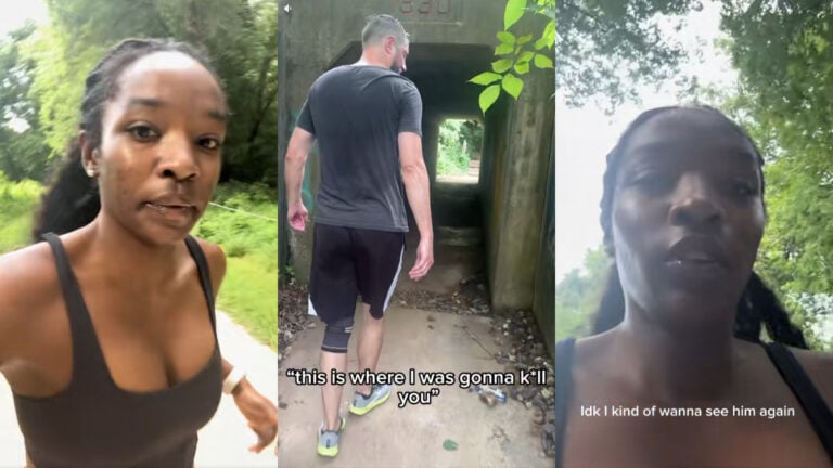 Texas Woman Defends Boyfriend After His ‘This Is Where I Was Gonna Kill You’ Joke During Hike Sparks Alarm Texas woman hike date