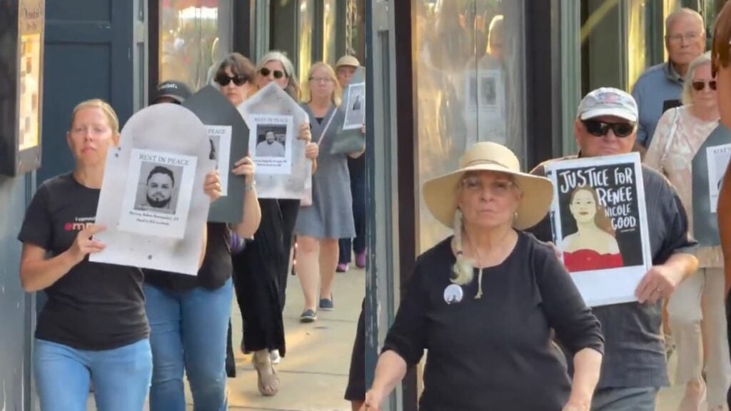 Illinois Protesters Mocked for March Honoring People Who Died in ICE Custody: ‘The Fools That They Are’ A picture of Illinois march.