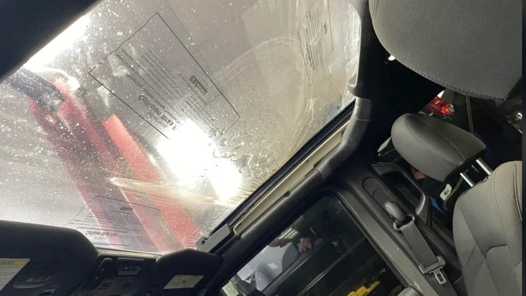 Sun Melted Missouri Jeep Interior