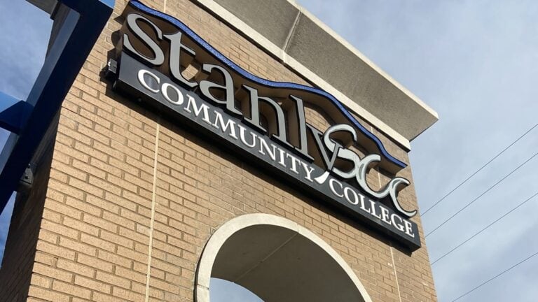 North Carolina college racist