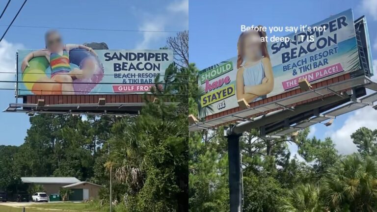 Florida Woman Questions Resort Billboard Featuring Child Models