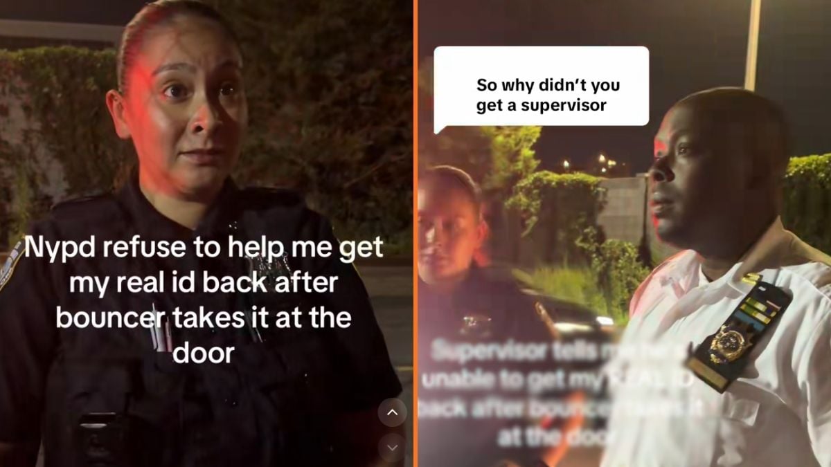 New York Police Allegedly Refuse to Help Get Man Get His Real ID Back From Bouncer: ‘Cop is 100% incorrect’