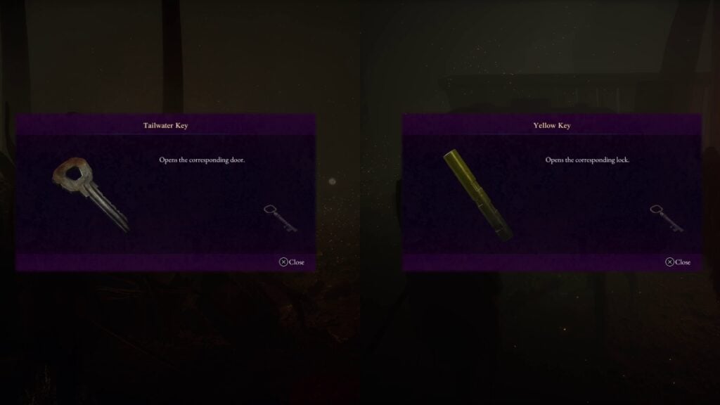 Yellow Key Location