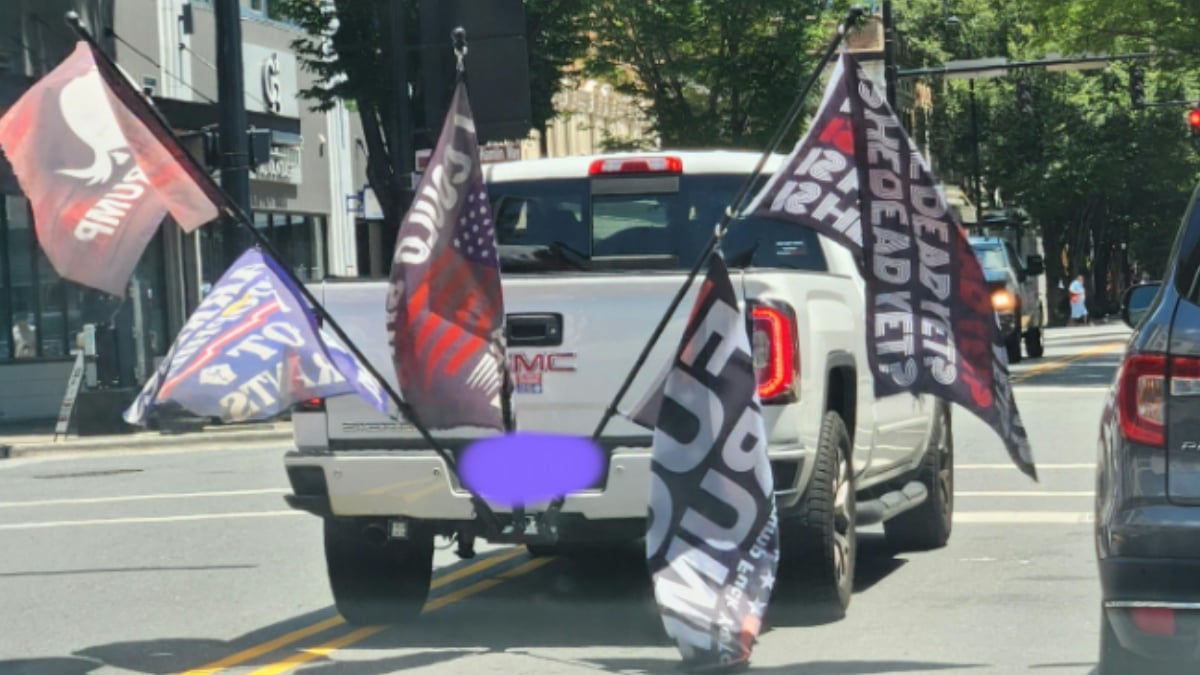 North Carolina Truck Driver Called ‘Unhinged’ and ‘Rabid’ Over Anti-Trump Flag Display: ‘2.5 Years or Less and This Nightmare Is Over’