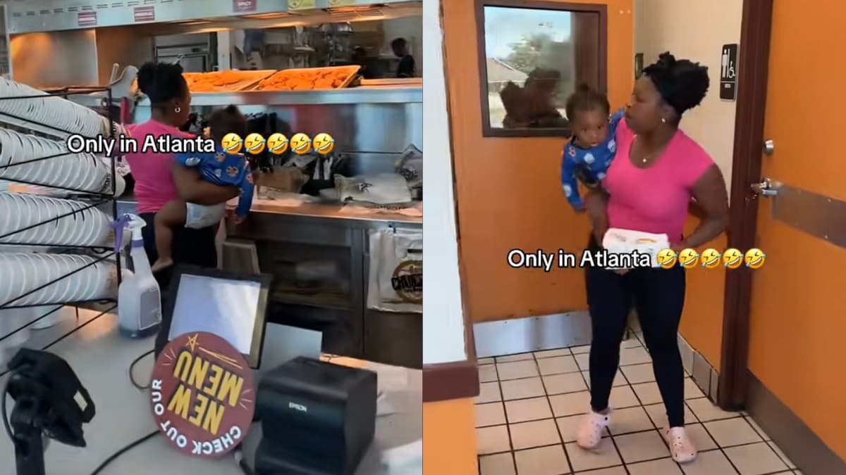 Georgia Woman Carrying Baby Goes Behind Restaurant Counter to Pack Her Own Order: ‘She Needs Some Jail Time’