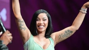 Cardi B at 2026 Essence Festival of Culture in New Orleans, Louisiana.