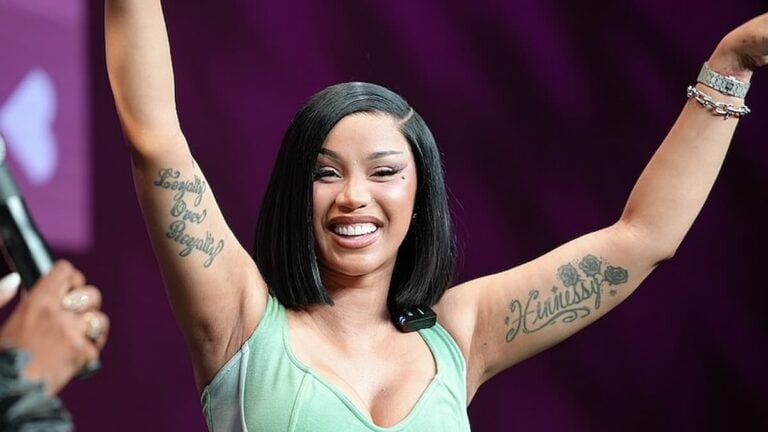 Cardi B at 2026 Essence Festival of Culture in New Orleans, Louisiana.
