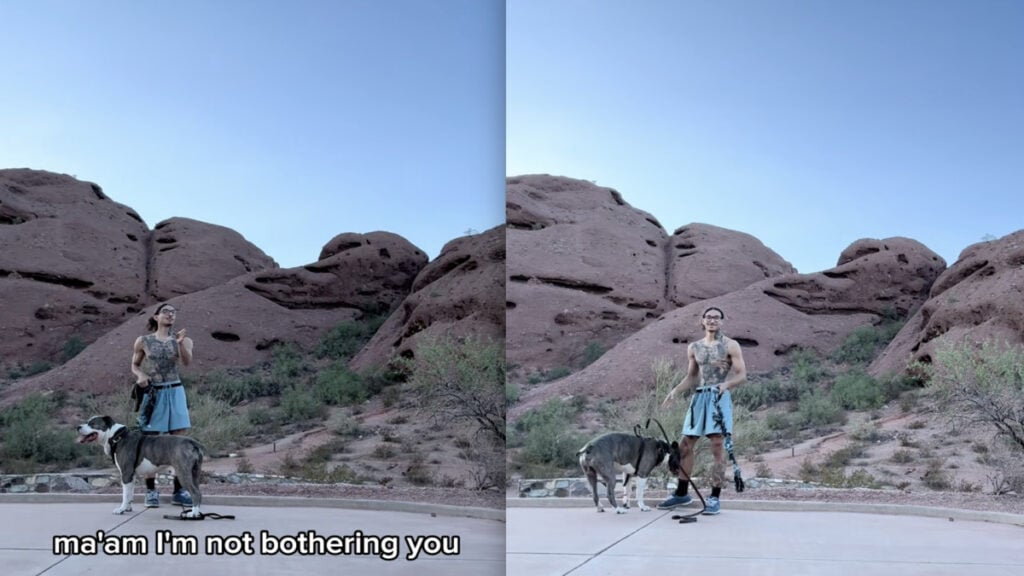 Arizona Woman Tells Dog Trainer Area Is ‘Off Limits’ While Washing Clothes: ‘The Audacity of Some People’ Arizona Woman Tells Dog Trainer Area is Restricted While Washing Clothes