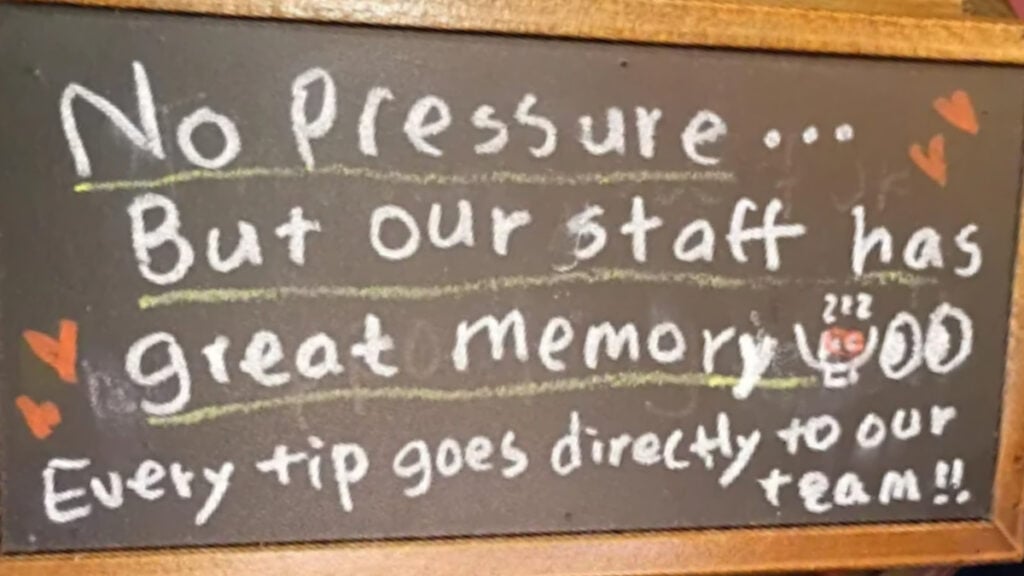 Oklahoma Restaurant’s Warning to Non-Tippers Raises Eyebrows: ‘Threatening First-Time Customers Is One Heck of a Strategy’ Oklahoma Restaurant’s Warning to Non-Tippers Raises Eyebrows